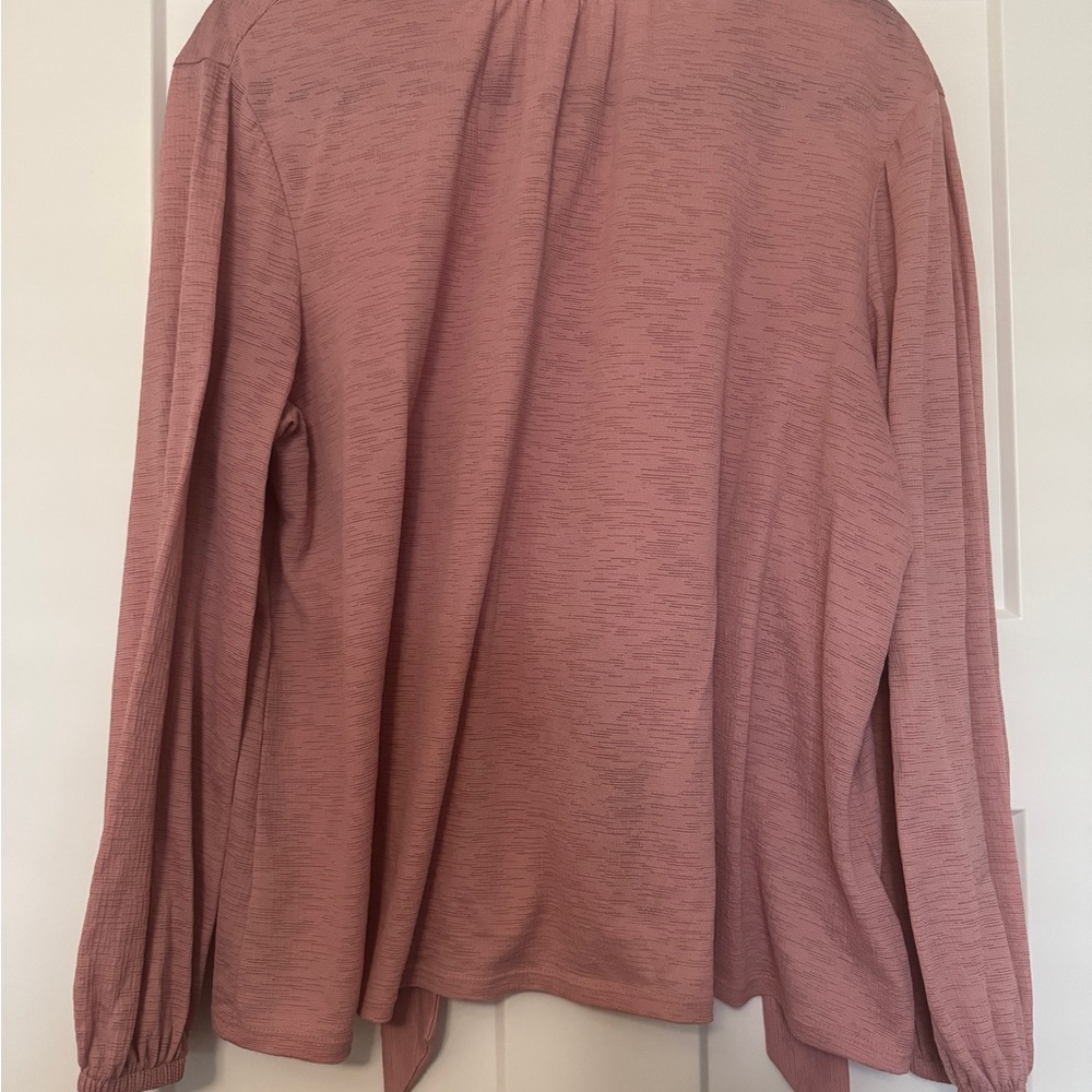 Jennifer Lopez Dusty Pink Blouse